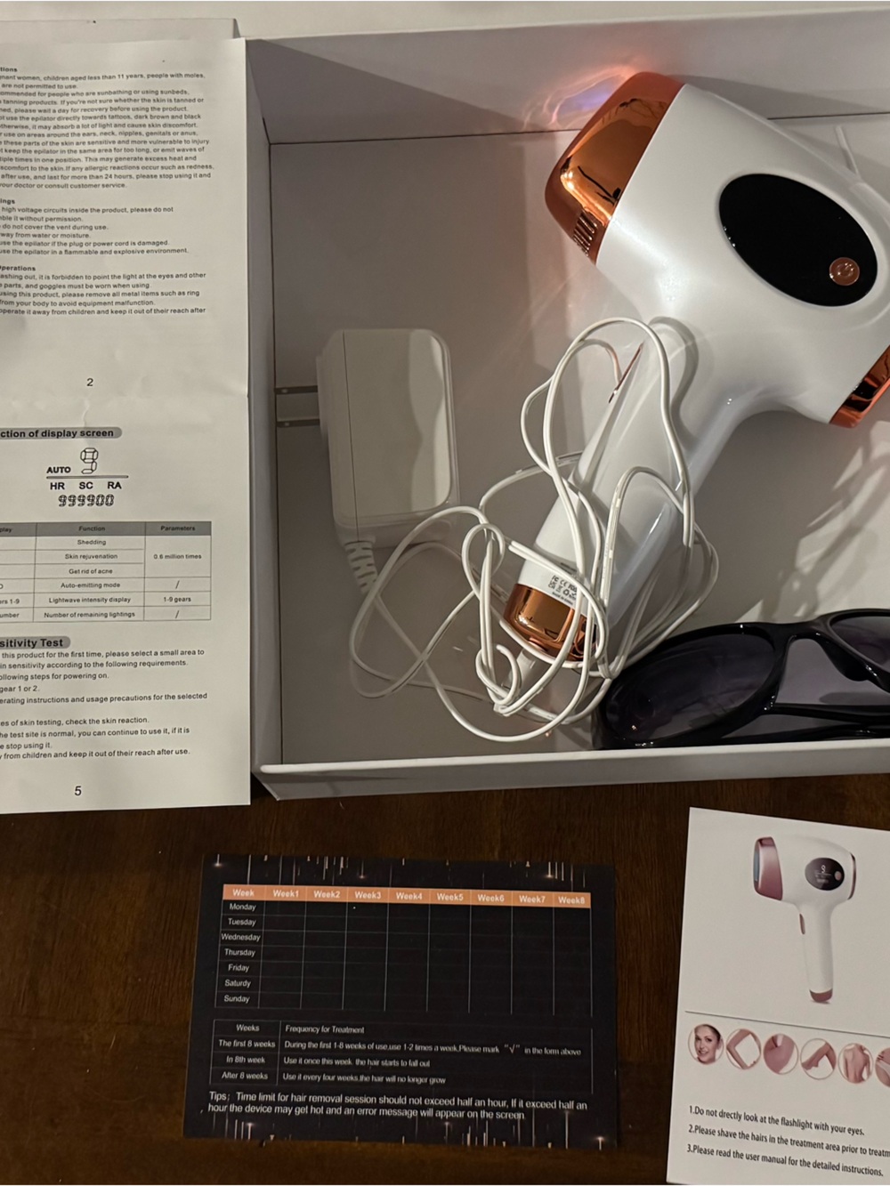 Hair removal laser